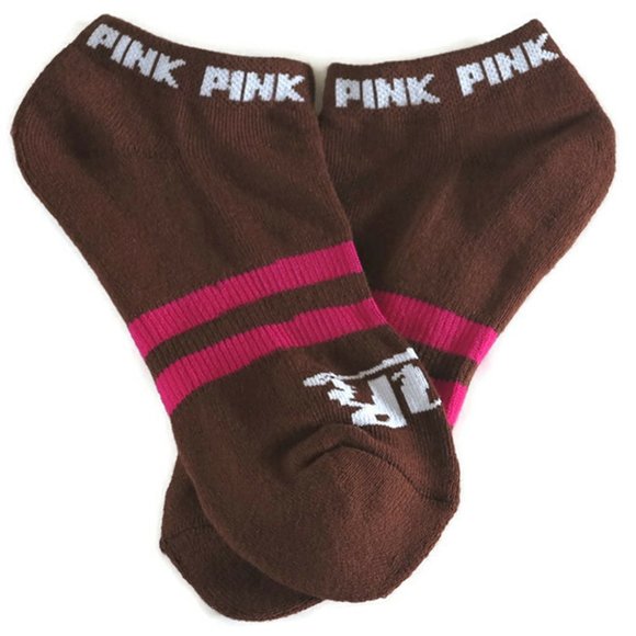 No/Low Show Cushion Cotton Terry Socks VS PINK - Picture 1 of 4